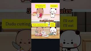 if you cut it I'll eat it😁-Bubu😂 #bubu #dudu #dailyshorts #dubidubidu #memes