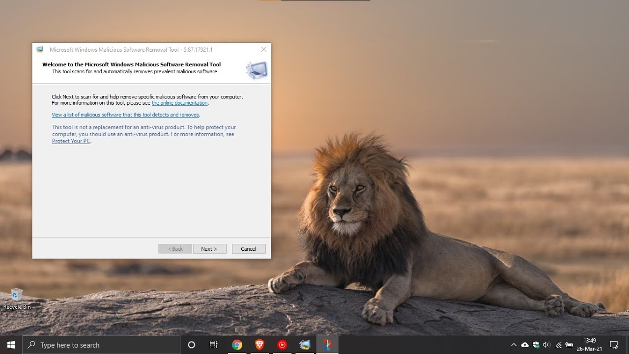 How to clean Windows 10 with the Malicious Software Removal Tool