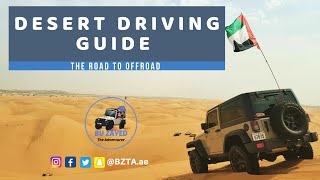 Desert driving guide for beginners