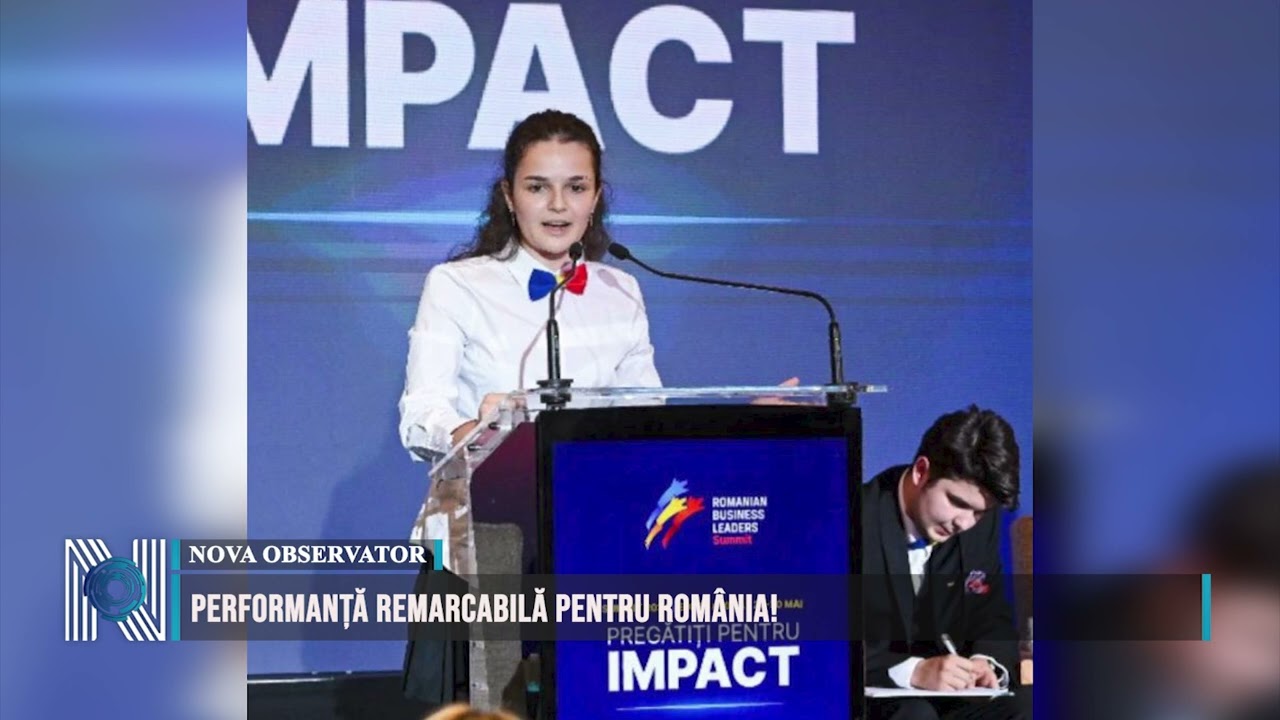 Performanță remarcabilă pentru România!