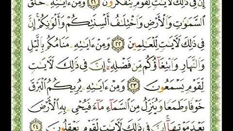 سورة الروم 30 - 114 ناصر القطامي - قراءة مرتلة