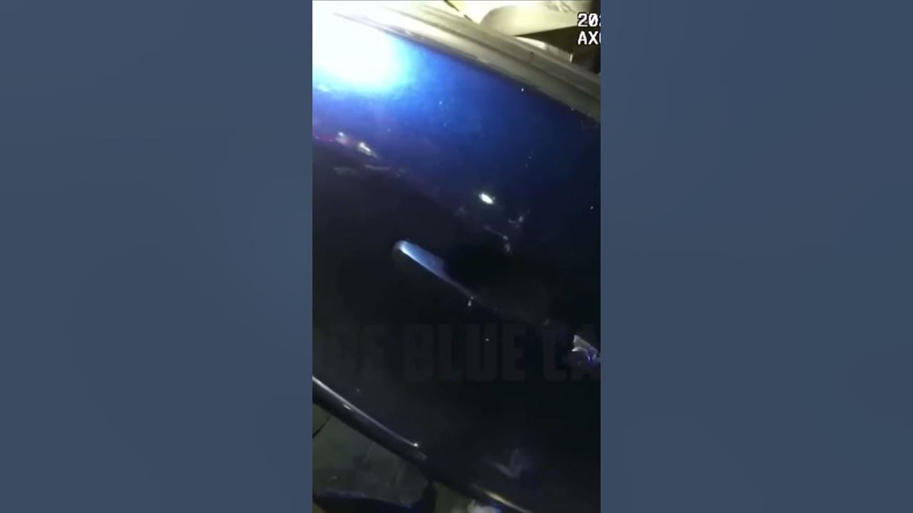 Guy Crashes into Cop and Stoplight - YouTube