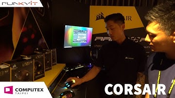 Corsair M65 PRO RGB Gaming Mouse - Computex 2016 with Funkykit.com