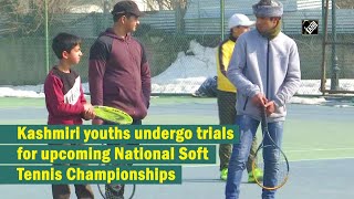 Kashmiri youths undergo trials for upcoming National Soft Tennis Championships screenshot 4