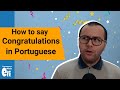 Congratulations in Portuguese – is “bem feito” good? (PT-Subs available)