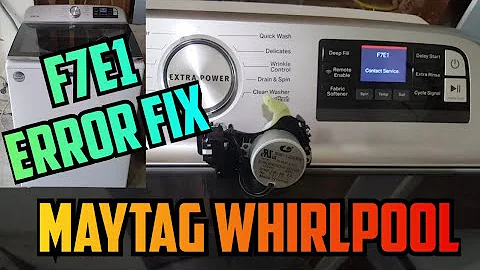 F7E1 Error Fix – Maytag/Whirlpool Washer Won’t Spin? (Easy DIY Repair!)