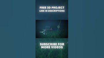 Forest 3D scene (FREE PROJECT FILE)