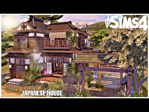 Abandoned JAPANESE House 🏚️⛩️ | No CC | Stop Motion Build | The Sims 4 ...