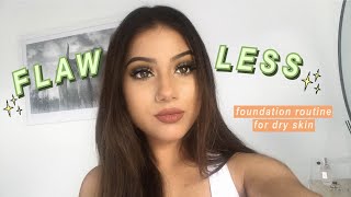 FLAWLESS FOUNDATION ROUTINE FOR DRY SKIN | YesStyle | Zoe Cavey