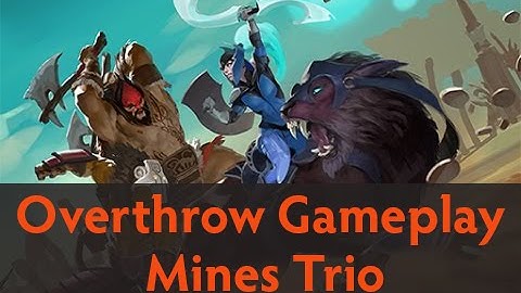 Dota 2 Custom Games - Overthrow Gameplay (Mines Trio)