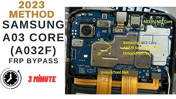 [U2] Samsung A03 Core (A032F) Frp Bypass Android 11/12 | Binary 2 ONE CLICK