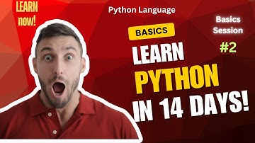Python Introduction Session 2 - Language fundamentals