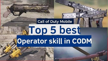 Top 5 best operator skills in call of duty mobile