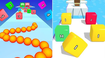 📌Snake Ball Run | A-Z Run | Gameplay Walkthrough Max Levels #1