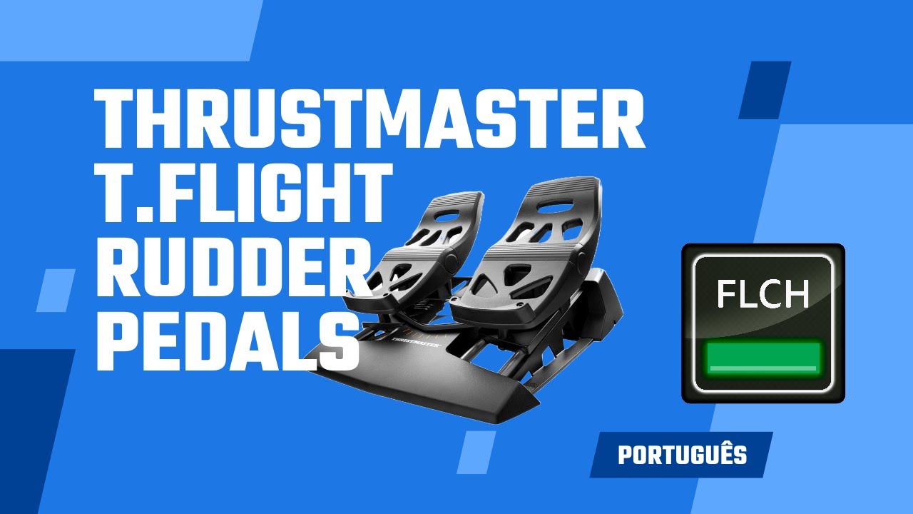 Pedais - Thrustmaster T.Flight Rudder Pedals - YouTube