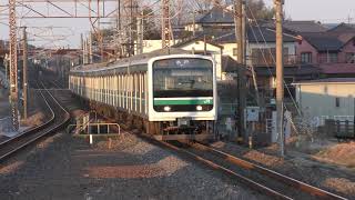 566M E501系 K702編成 十王駅到着