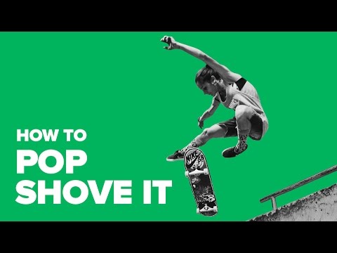 видео: Как сделать поп шовит на скейте (How to pop shove it on skate)