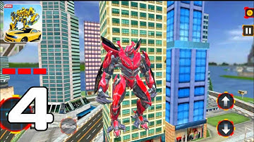 Grand Robot Car Transform 3D Game - Level 11-13 Part 4 (Android GamePlay Walkthrough)