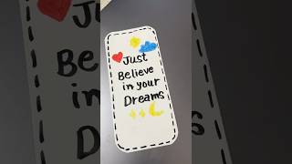 Just believe in your dreams !!#diyart #colorconcept #viral #trending #artandcraft #easyart #belief