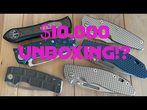 Unboxing $10k in knives!? 