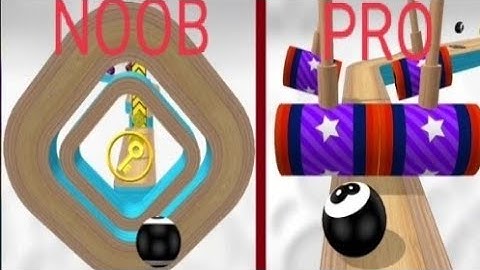NOOB vs PRO vs Hacker vs GOD Going Balls...