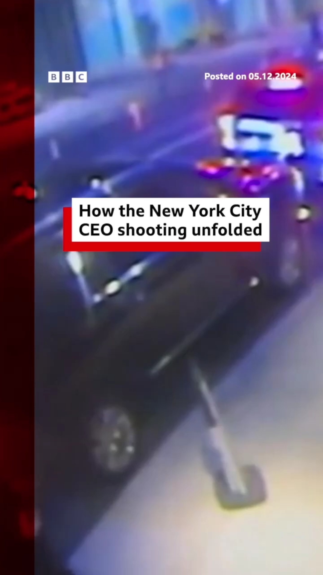 How the New York City CEO shooting unfolded. #NewYork #BrianThompson #BBCNews