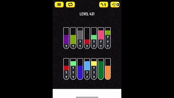 water sort puzzle level 431