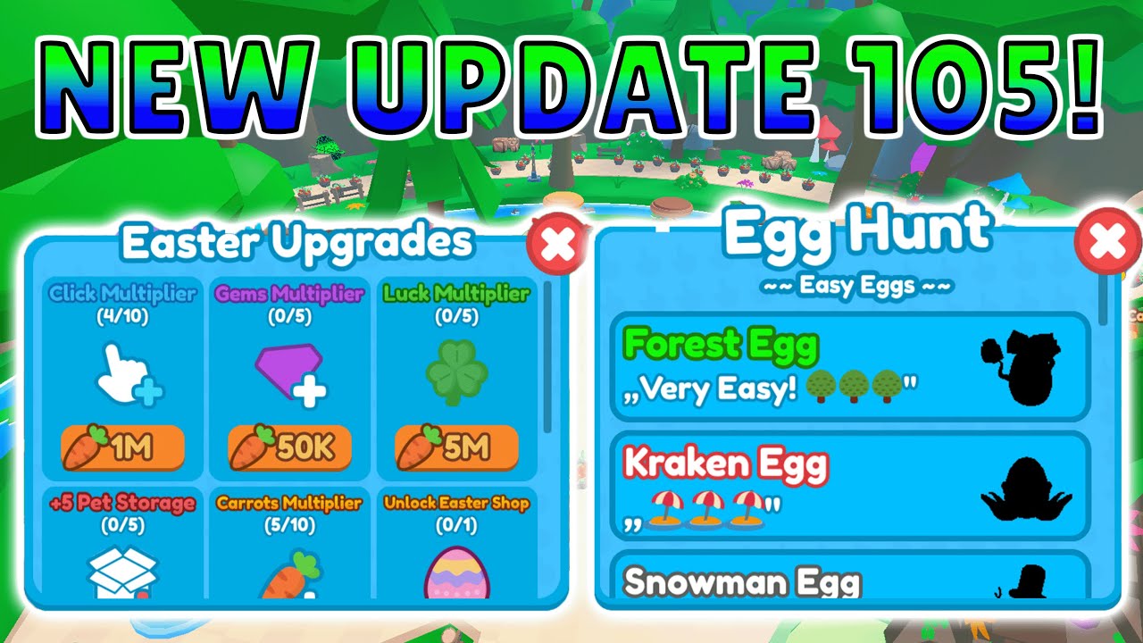 🐣EASTER 2024! 🥚EGG HUNT! 🎁🛍️ NEW UPDATE 105! IN REBIRTH CHAMPIONS X
