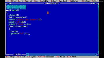 fibonacci series in c | fibonacci series in c using while loop