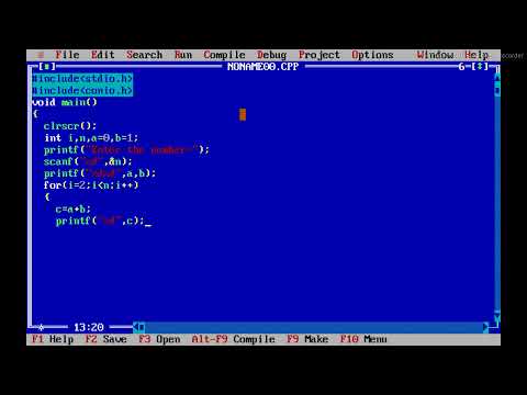 fibonacci series in c | fibonacci series in c using while loop