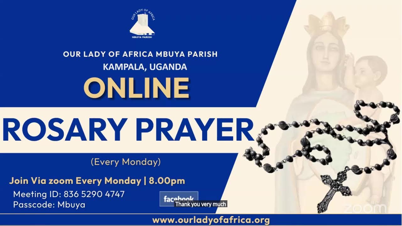 Weekly Online Rosary Prayer - Joyful Mysteries (8th June, 2026)
