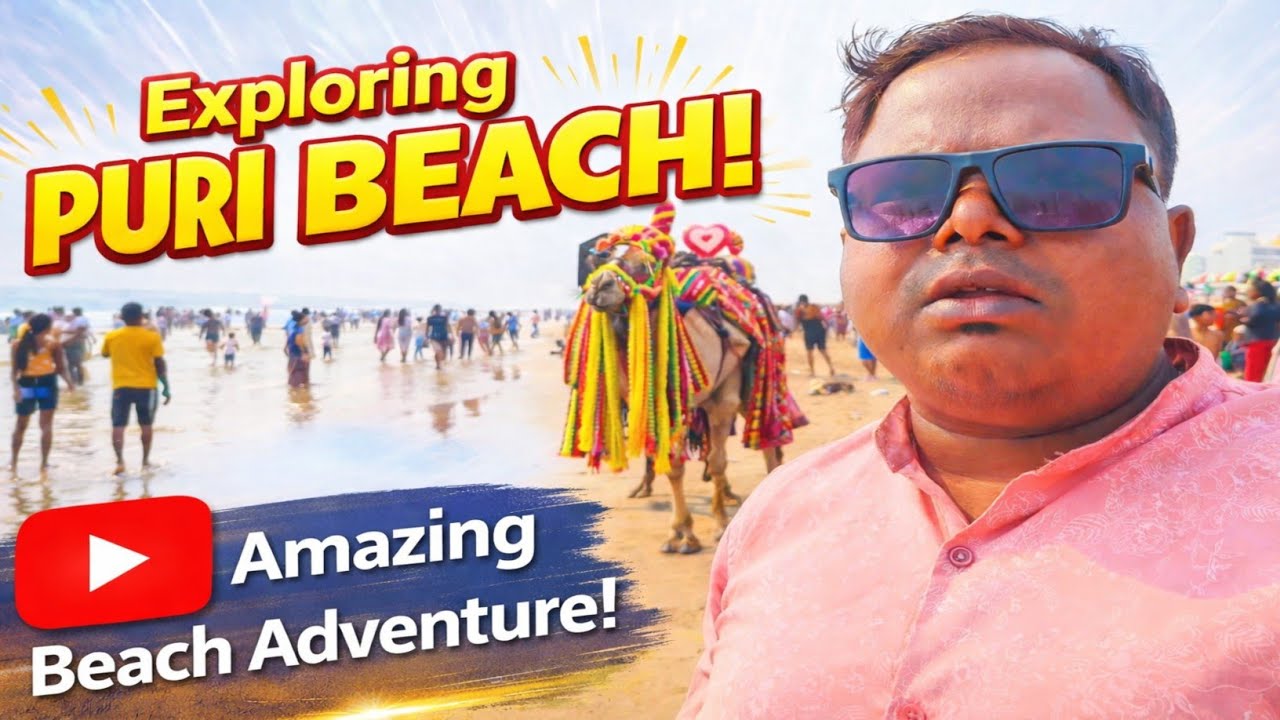 Puri Sea Beach Full Day Experience | Morning to Evening | Vlog video @Indrathevlogs 