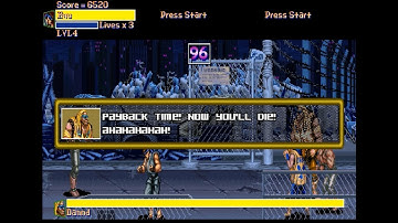 Final Fight Gold Super - Intro & first stage - OpenBor Preservation Project