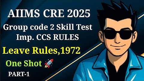 CCS RULES | CCS Leave Rules, 1972 | One shot video | #ccsrules #governmentjobs #iqscholar #ssc #upsc
