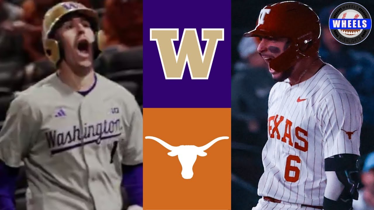 WATCH: Washington vs #15 Texas (Wild Game!) | 2025 College Baseball Highlights
