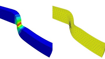 LS-DYNA: Implicit EFG with r-adaptation for metal shearing