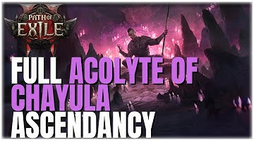 Path Of Exile 2 - Monk ACOLYTE OF CHAYULA Ascendancy Nodes ! Very Powerful Ascendancy !!!!