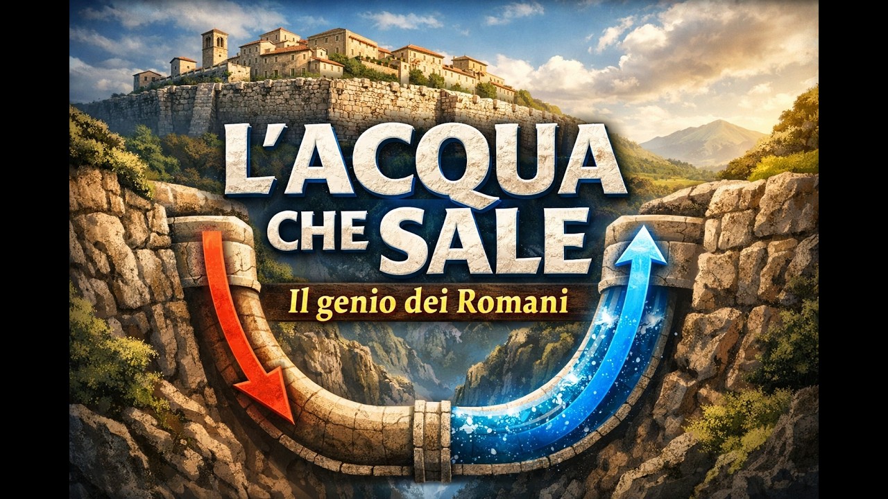 L’ACQUA CHE SALE CONTRO LA GRAVITÀ: il GENIO dei Romani ad Alatri che sfida la Fisica