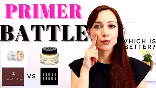 CTilbury Magic Cream vs Bobbi Brown Face Base | Comparison & Wear Test | Primer dry & oily skin 🔥🔥