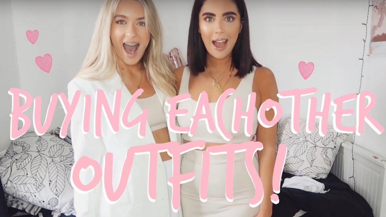BUYING EACHOTHER OUTFITS! | DRINKS NIGHT | Sophia and Cinzia