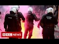 Austria back in lockdown despite protests - BBC News