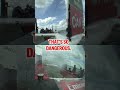 We almost cut of about in half there 😅 #SailGP #sailing #racing
