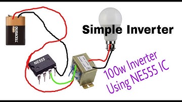 How to | DIY | Make A Simple 100w Inverter with NE555 IC #RC Invention #diy #howtomake