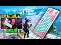 I bought this new KEYBOARD for Fortnite and it TURNED me into THIS... (best keyboard ever)