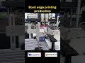 Automatic book edge printing / Automatischer Farbschnittdruck - RobotJet Printer from InvidiaPrint