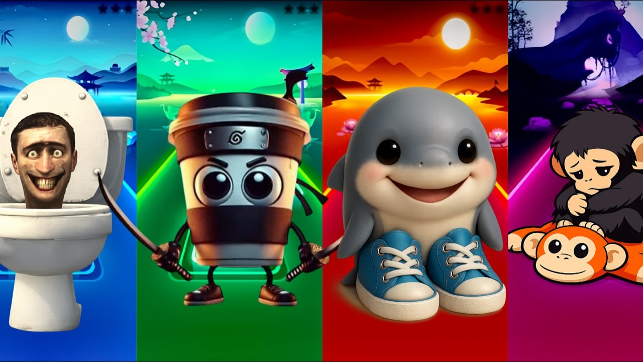 🔥🎵 Skibidi Toilet 4️⃣ Cappuccino Assassino 🌟⚡️ | Tralalero Tralala 🎹💥 ikea 🌈🎶