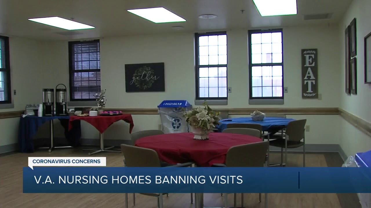 VA nursing homes not allowing outside visitors due to the coronavirus