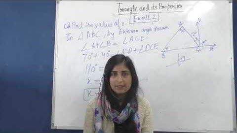 "Triangle & its properties" exer.12.2 ques.1 on wards class 7 math