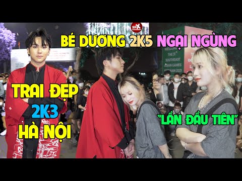 Video Bé gái Xinh 2k5 Ngại Ngùng trước đám đông khi lần đầu... - youtube