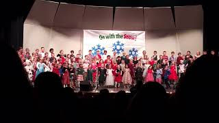 denmark elementary school 2023 2nd grade concert on with the snow- song 3